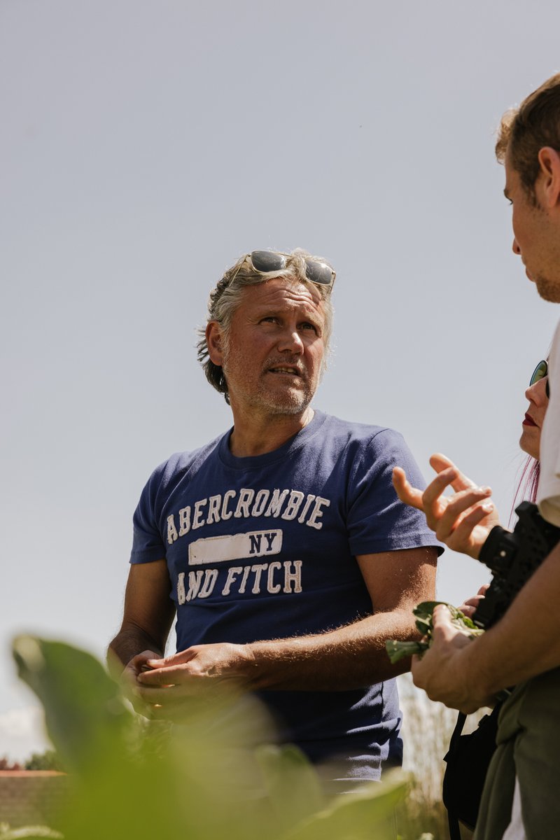 👣 Rodaje de “La otra Huella” en el huerto de@TrinqueteTudela. Santi Cordón nos ha explicado cómo cultivan las verduras que cocinan en su restaurante y la importancia de la alimentación km0🥬
<a href="/JonKareaga/">Jon Kareaga</a> <a href="/ETroguet/">Stefi Troguet</a> <a href="/fabianleonp/">Fabián León</a> <a href="/VeroSinmapa/">Vero Sinmapa</a>
#NafarroaBestelakoTurismoa #visitnavarra