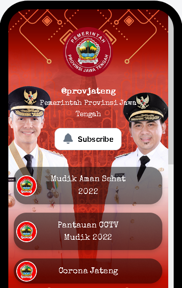 Update s.id/provjateng ada link penting Mudik Aman Sehat 2022 dan pantauan CCTV semoga bisa bermanfaat 🙏

#Mudik2022 #BersamaLawanCorona #JatengGayeng