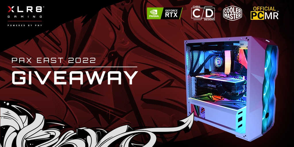 OfficialPCMR's tweet photo. FREE PC Reminder!

PAX EAST might be over, but you still have a few days left to win this awesome custom PC build!

It's powered by an @xlr8gam1ng RTX 3080 GPU, 32GB of DDR4, @coolermaster V850w PSU and ML240P cooler, and an i5 12600k.

Enter here: https://t.co/nmkDth6dD8 💪 https://t.co/nGICZ9TUez