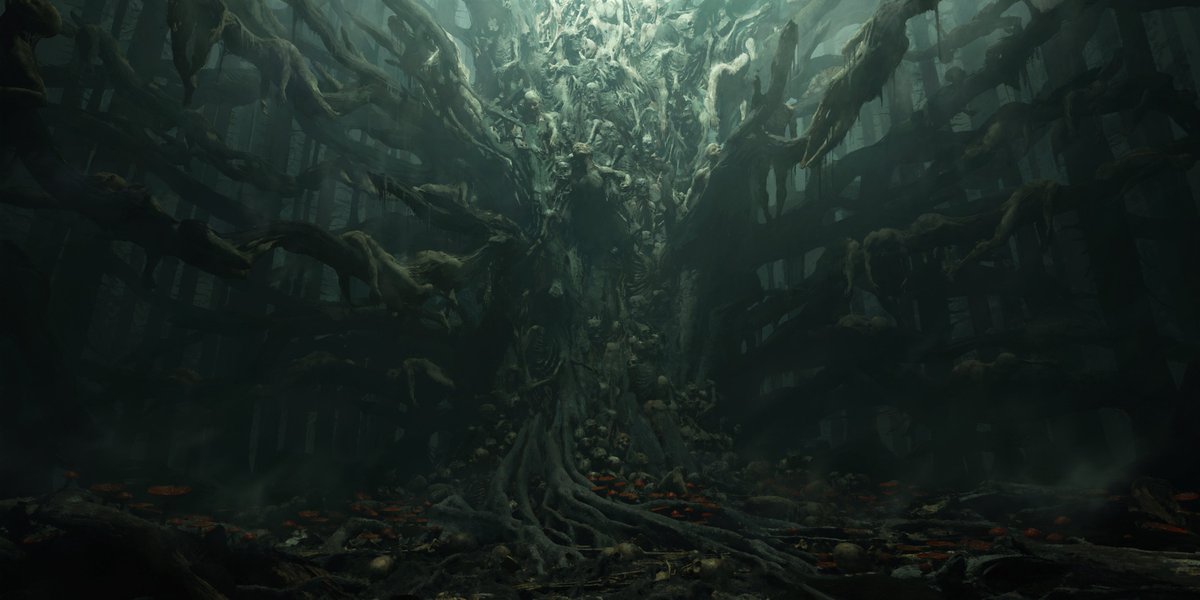 RengokuLegends's tweet photo. The Jubokko trees of the Yasei forests are grown from the spilled blood of fallen Samurai. As the blood sinks into the ground, the tree drinks it in, turning it into a vampiric entity with an insatiable thirst for more.

🌲🩸

#NFT #NFTartwork #nftart #NFTCommunity https://t.co/pasLIPsCSM