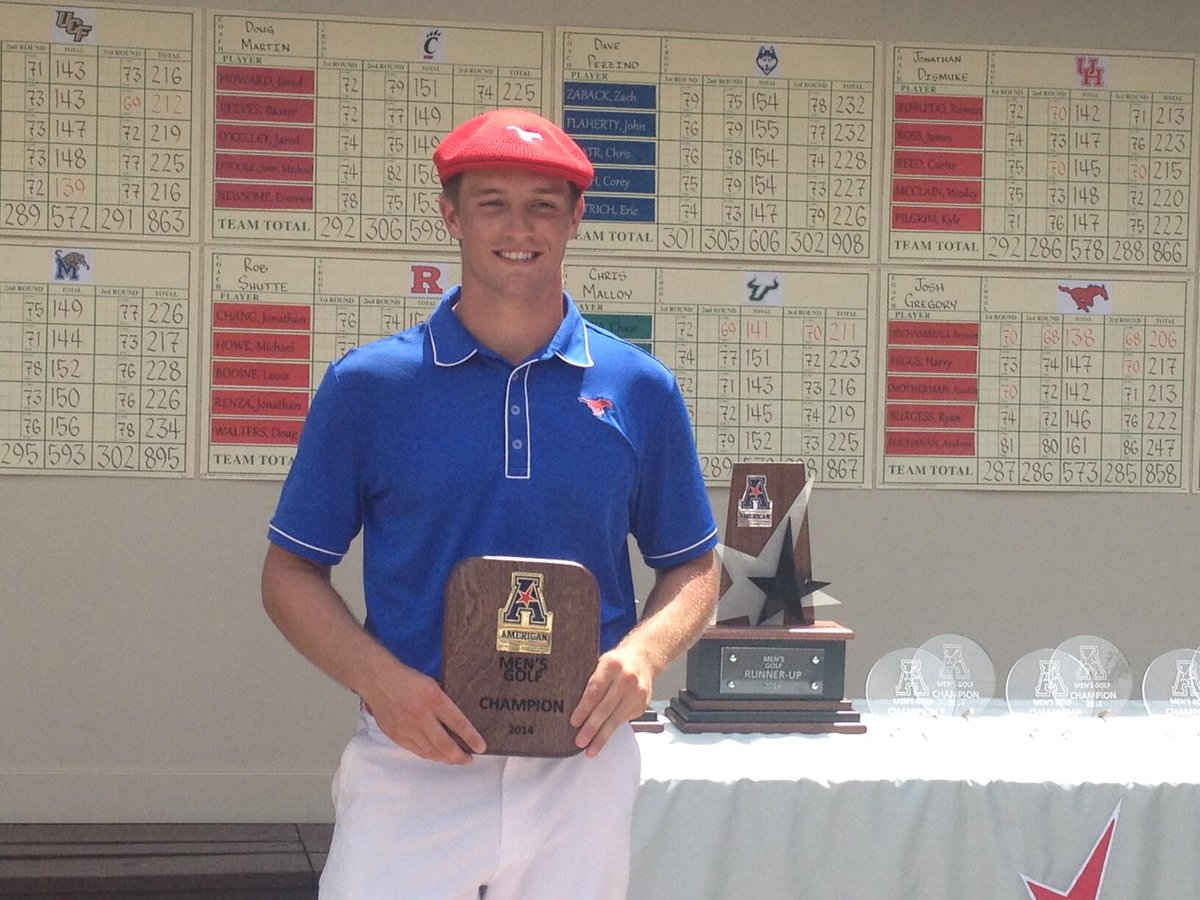 SMUStatsInfo's tweet photo. ⛳️ Mustangs swept the @American_MWGolf individual titles! SMU is the only program to win both AAC individual titles in the same year, having done it twice.

2⃣0⃣2⃣2⃣
🥇 Nathan Petronzio @SMUGolfM 
🥇 Kennedy Pedigo @SMUGolfW 
2⃣0⃣1⃣4⃣
🥇 Bryson DeChambeau
🥇 Jenny Haglund https://t.co/ji5FZAlSU4