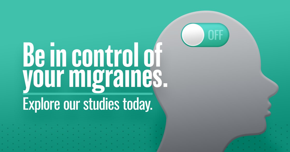 ActivMed's tweet image. If you’re constantly dealing with migraines, our studies may be able to help find you some relief. Learn more @ buff.ly/3BsajnZ