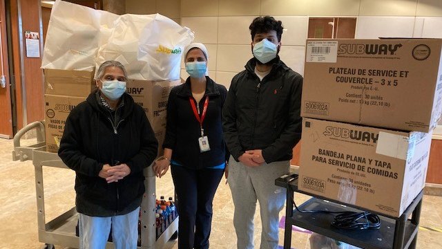 In memory of patient Raj Kumar Bahl, his family showed their appreciation to the staff of the Renal program with meals from Subway. The family were grateful for the care provided not only to Raj over the years, but to the entire family. Thanks to all for your care &amp; kindness!