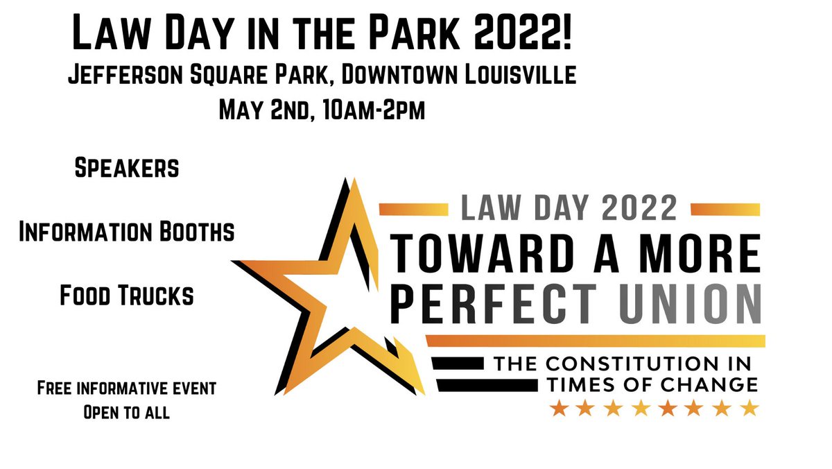 JCPLL40202's tweet photo. Law Day in the Park 2022! - https://t.co/4NmzhMrNbR https://t.co/pAATyx96uZ