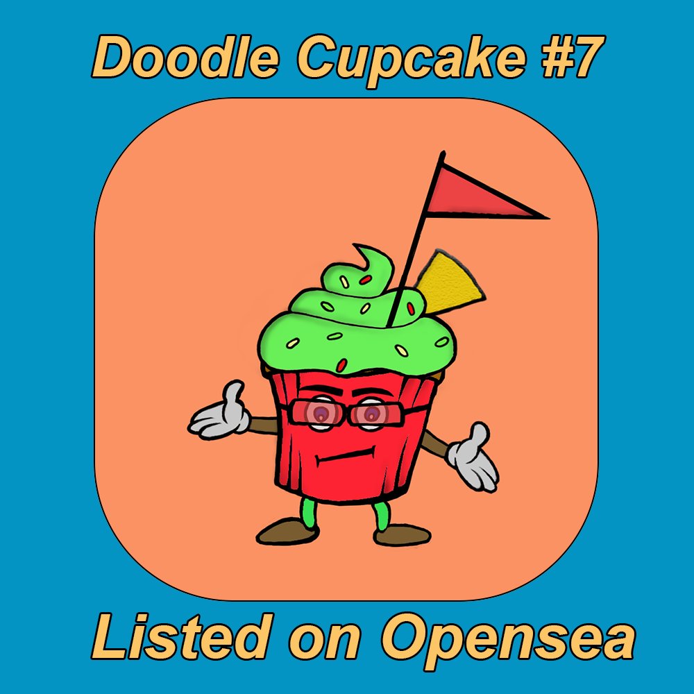 DooCupcakeClub's tweet photo. NFT number 7listed on Opensea.

https://t.co/h5s5Zc3jf6

#nft #nftcommunity #nftdrop #nftgiveaway #nftcollection #nftart #opensea #OpenSeaNFT https://t.co/0nzt1hS1XW