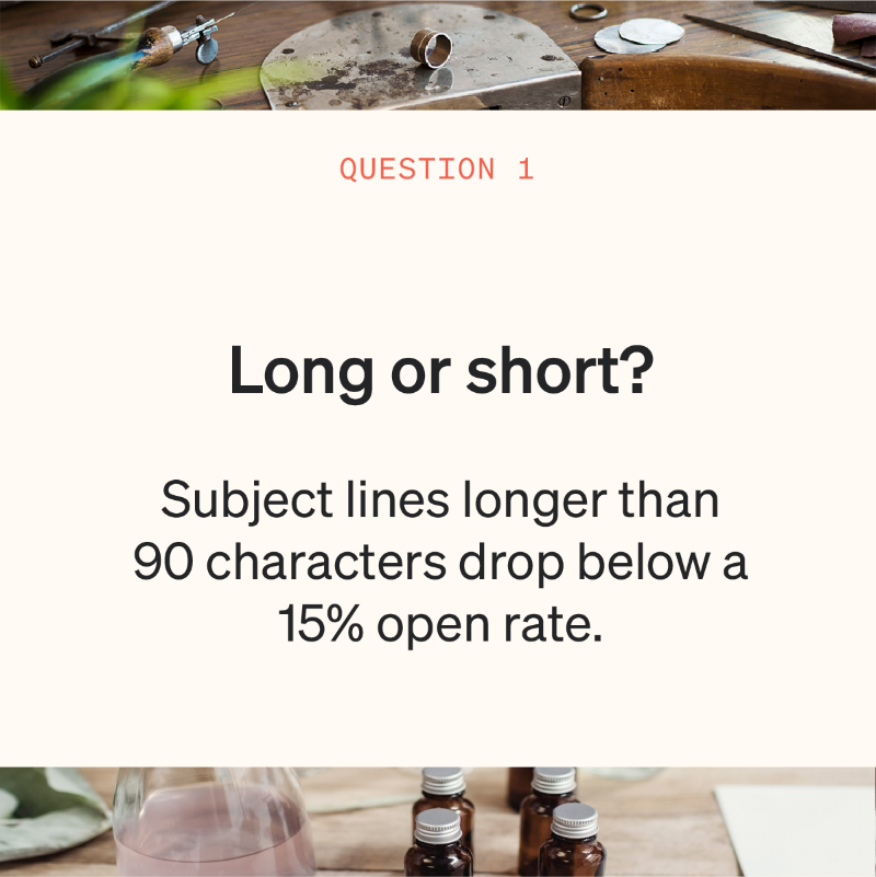 klaviyo's tweet photo. There’s no secret formula for crafting effective subject lines. But the data in our guide on boosting your email open rates is the best place to start. Get the guide: https://t.co/KBEE5SkbBH

#EmailMarketing #Email