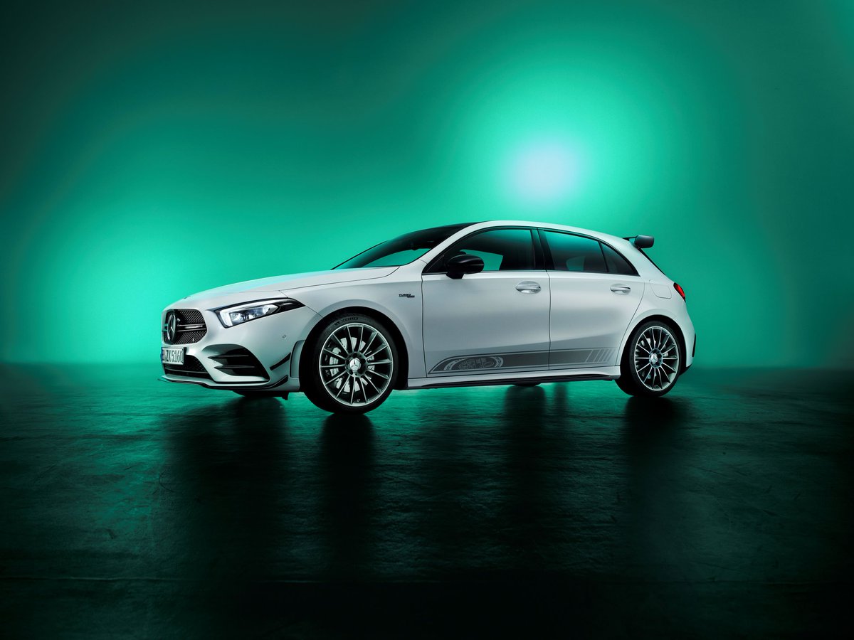 westernmercedes's tweet photo. Mercedes-AMG release another special 55-year edition with a favourite…. the Mercedes-AMG A 35 4MATIC.
A peak performance car in a limited-edition design, available to order from now until November 22.
#limitededition #edition55 #amg #mercedesamg #mercedes #55yearsofamg https://t.co/GL85dPH09j
