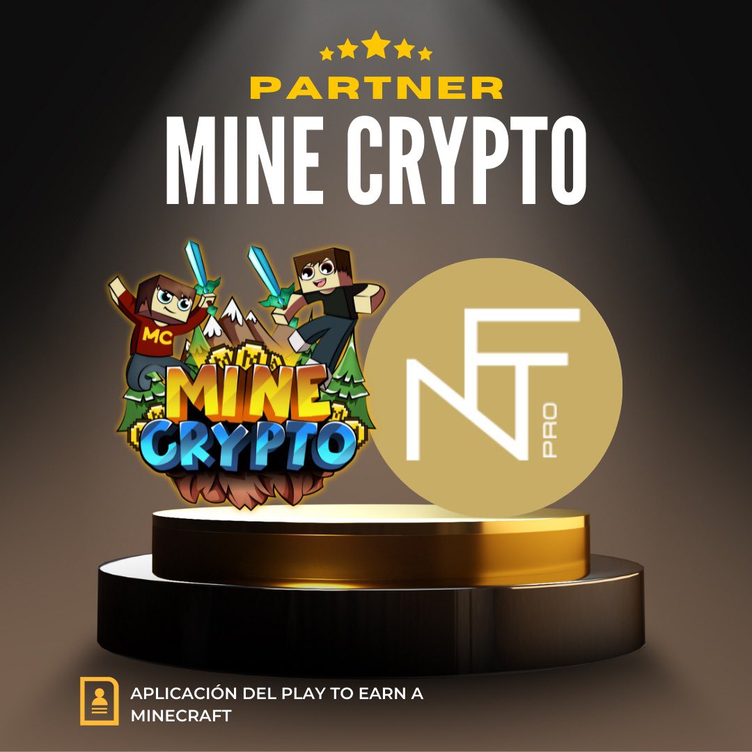 ¡Tenemos el placer de anunciar nuestro tercer partner, <a href="/MinecryptoMC/">MineCrypto</a> !

Minecrypto pretende dar un giro de 180º al concepto de Play to Earn.

No te pierdas todo lo que nos viene a aportar a nuestro contenido.

🕹¡La nueva era de los Juegos NFT ha llegado!