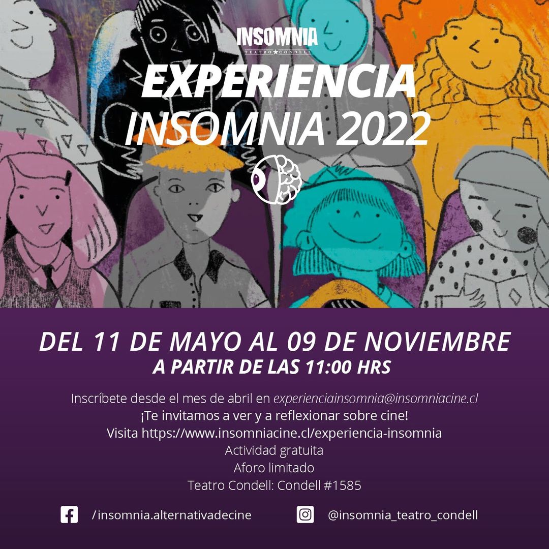 redsalascl's tweet photo. Valparaíso @InsomniaCine  ¿Eres profe 📚 y te gustaría profundizar habilidades críticas, reflexivas o de participación a través del cine en tus estudiantes?🤔

📚📽📋 "Experiencia Insomnia" es una actividad gratuita para colegios. Más info https://t.co/15ZU3WkuvK https://t.co/TNIYsjekt2