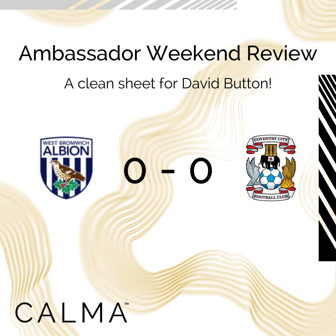 CalmaGK's tweet photo. Calma ambassador David Button kept a clean sheet for #WBA as his side go unbeaten in two games - coincidentally, since he returned to the starting line up wearing Calma gloves!💪

#KeepCalmaAndCarryOn #PlayTheNow #Goalkeepergloves #Goalkeeper https://t.co/3YEBOn1eIo