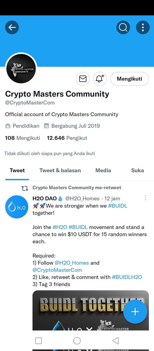 Martinyanda1's tweet photo. @H2O_Homes @CryptoMasterCom Thanks for the oppurtunity sir. I hope we’ll soon to the moon. Come and join us guys!
@RuhyanaAziz @Aditya_KHO @PermenCoklatKuh #BUIDLH2O https://t.co/e7GMePVwa8