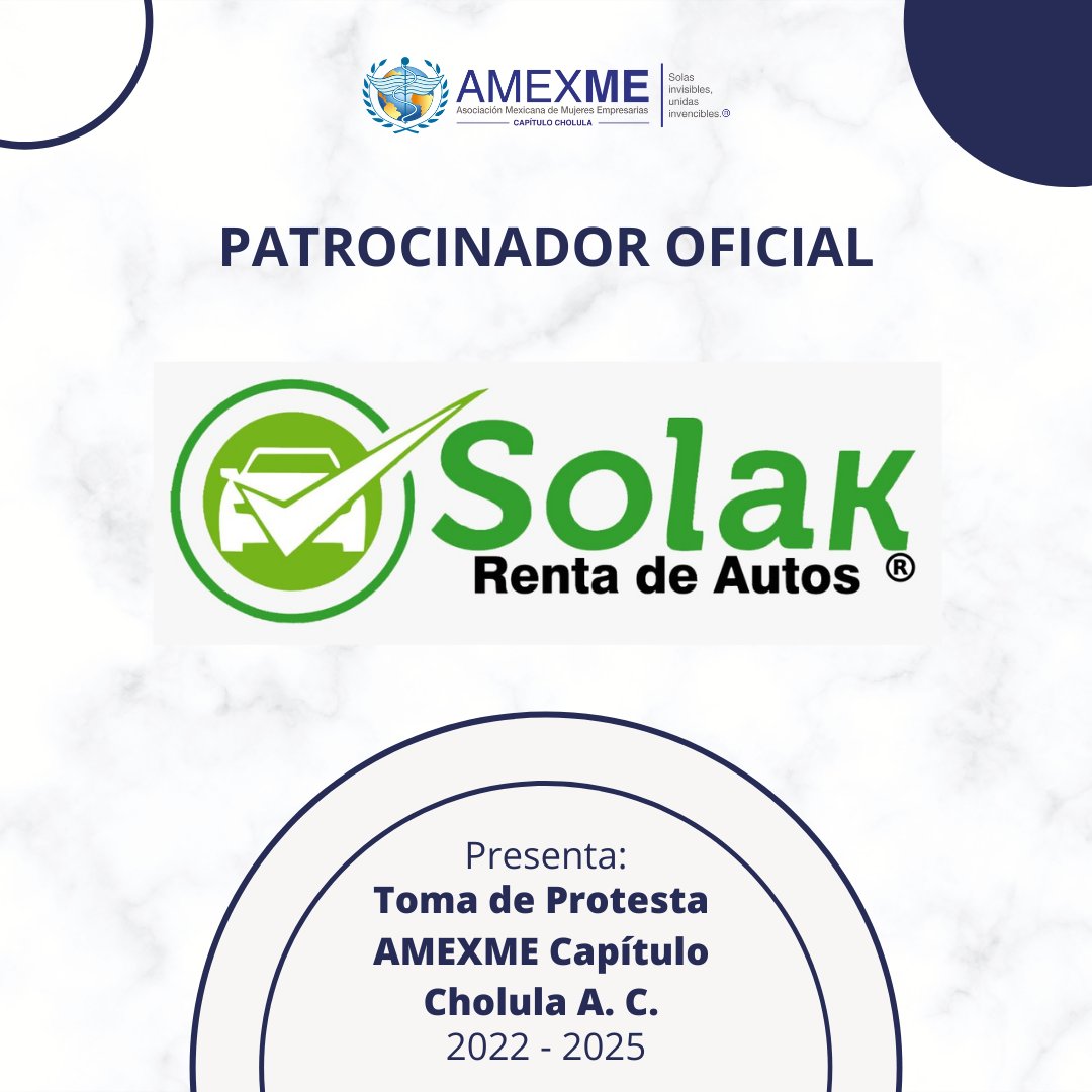 AmexmeCholula's tweet photo. ¡Nuestros Patrocinadores Oficiales! https://t.co/B97M3H1KUf