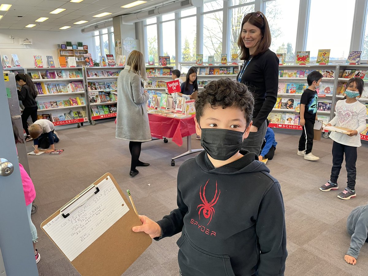 Our <a href="/RidgeviewDragon/">Ridgeview Elementary</a> Grade 2’s have never experienced an in-person <a href="/Scholastic/">Scholastic</a> book fair before. Excitement is high and they are generating their wish lists! #westvaned