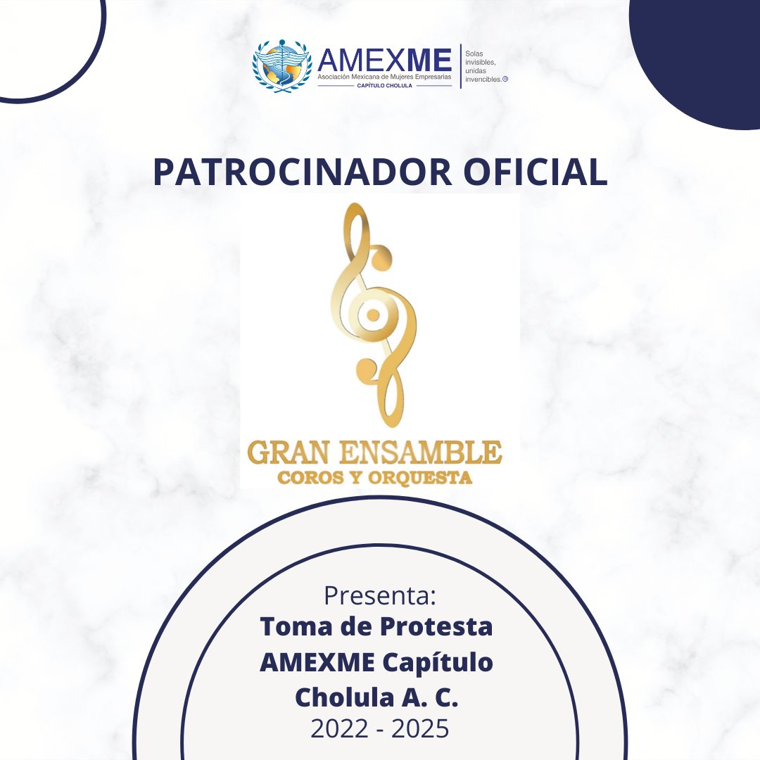 AmexmeCholula's tweet photo. ¡Nuestros Patrocinadores Oficiales! https://t.co/B0acMmPv7L