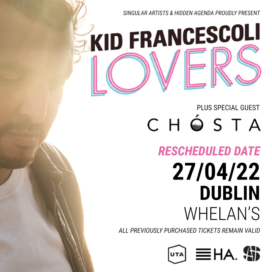 Surprise! Delighted to get the nod late on to support <a href="/kidfrancescoli/">Kid Francescoli</a> in <a href="/whelanslive/">Whelan's</a> on Wednesday evening. Tickets available here 🎫 
singularartists.ie/show/kid-franc…