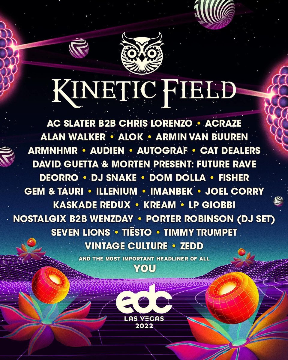 EDC Las Vegas lineup 2022