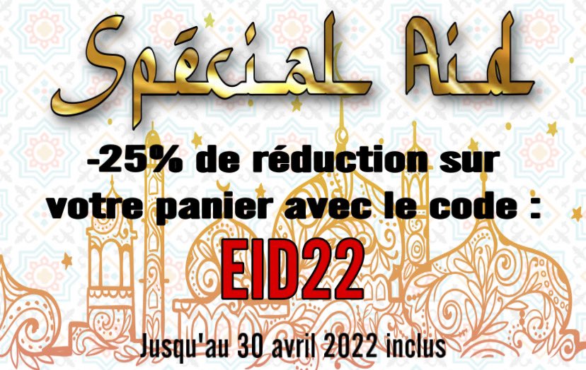 AfrikorientShop's tweet photo. 🚀 Profitez d’une réduction sur votre panier de 25%*, jusqu’au 30 avril 2022 🔥 

➡️ https://t.co/HadTETZEZe

#afrikorientshop #qamis #Eid2022 #Qabail #djelaba
*hors promotion en cours https://t.co/Id3gjhNcQJ