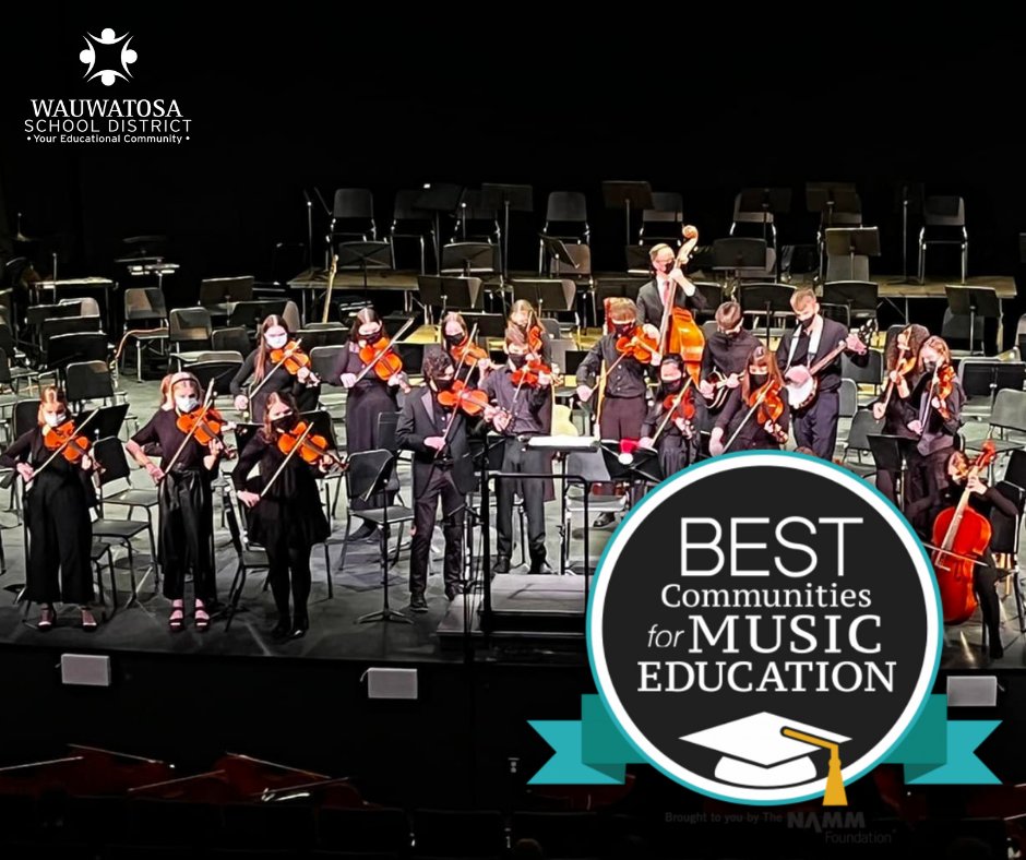 For the 4th consecutive year, @NAMMFoundation has awarded WSD with its Best Communities for Music Education Award! We’re honored to receive this designation yet again. nammfoundation.org #TosaProud