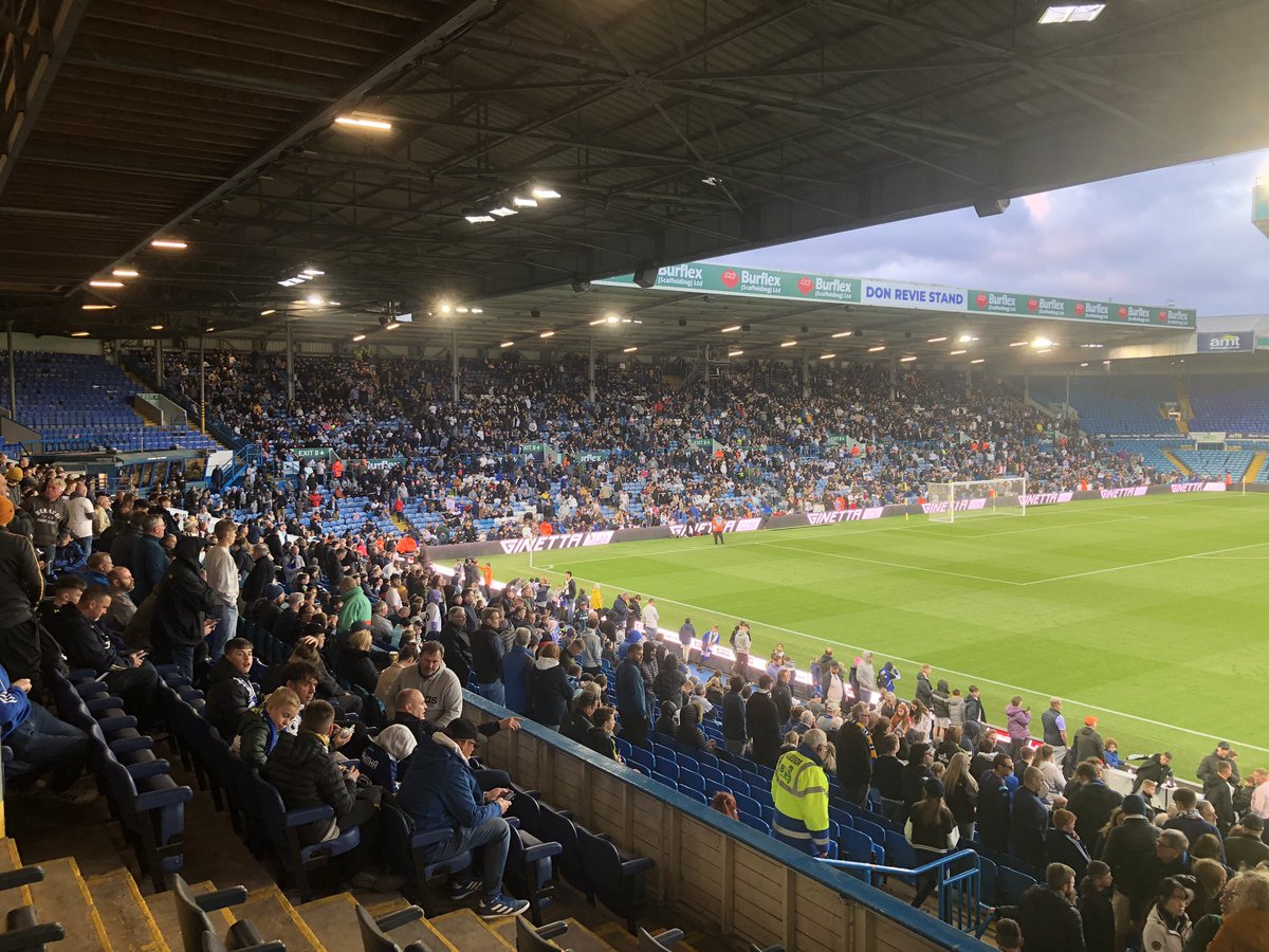 Back behind the camera (Camera One)  for the record breaking attendance at Elland Road last week.
