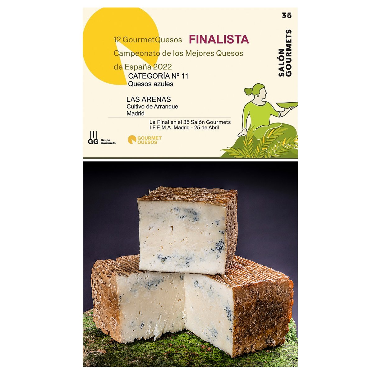 quesosvillasan's tweet photo. Hoy nos encontramos en el I.F.E.M.A Madrid donde han seleccionado como finalista a nuestro queso "LAS ARENAS" en el "Salon Gourmets"
@SalonGourmets @IFEMA https://t.co/i3OfMn5TBc