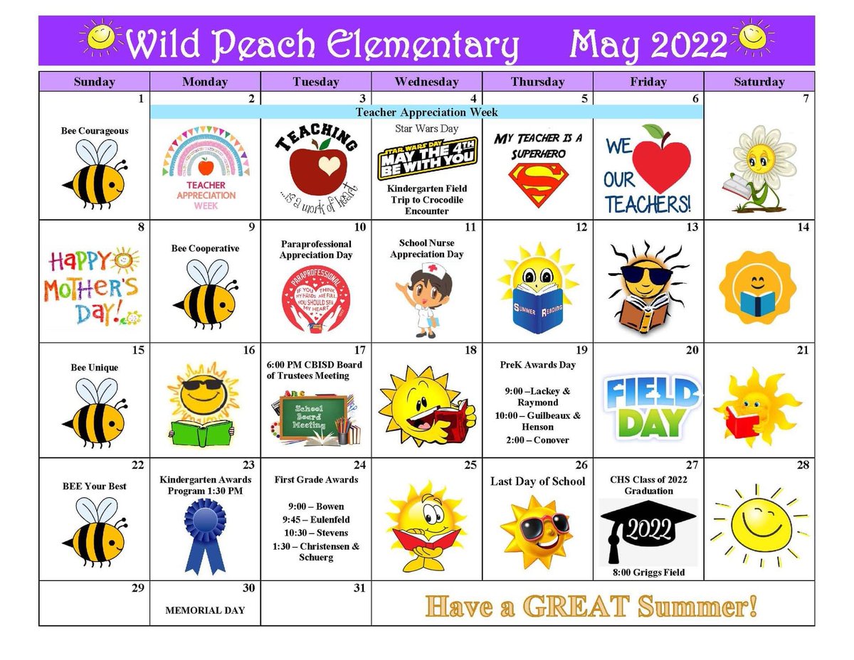 Wild Peach Elementary (@wildpeachcbisd) on Twitter photo 