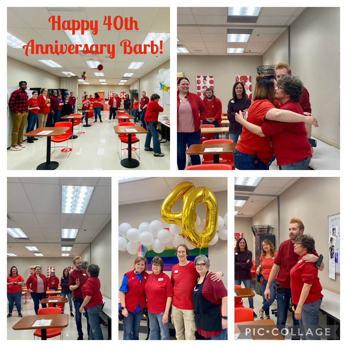 Rosie Brockhaus (@rosie_brockhaus) on Twitter photo This amazing lady got to celebrate 40 years with Target! Thank you Barb for all you have and continue on doing for T2440 ❤️ Congratulations 🎊🎊🎊 <a href="/NatalieT2440/">Natalie Jones</a> @ErinHostinsky This amazing lady got to celebrate 40 years with Target! Thank you Barb for all you have and continue on doing for T2440 ❤️ Congratulations 🎊🎊🎊 <a href="/NatalieT2440/">Natalie Jones</a> @ErinHostinsky