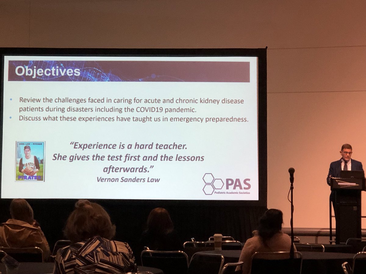 @MelvinBonillaF2 sharing lessons learned from 🇵🇷 in caring for #children with #KidneyDisease during natural #disasters and the #COVID19 #pandemic
#ASPN22 #pas2022 @PASMeeting @ASPNeph