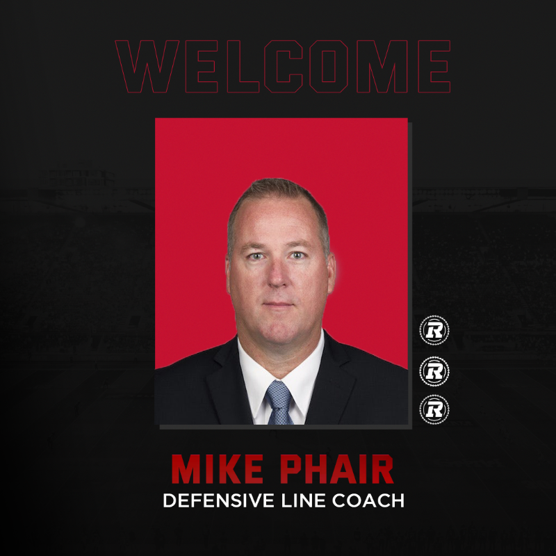 REDBLACKS's tweet photo. Adding more depth to the sidelines.
Weβve hired former @Panthers defensive line coach @CoachPhair and former @CURavensFB interim head coach and defensive coordinator Paul Eddy Saint-Vilien.