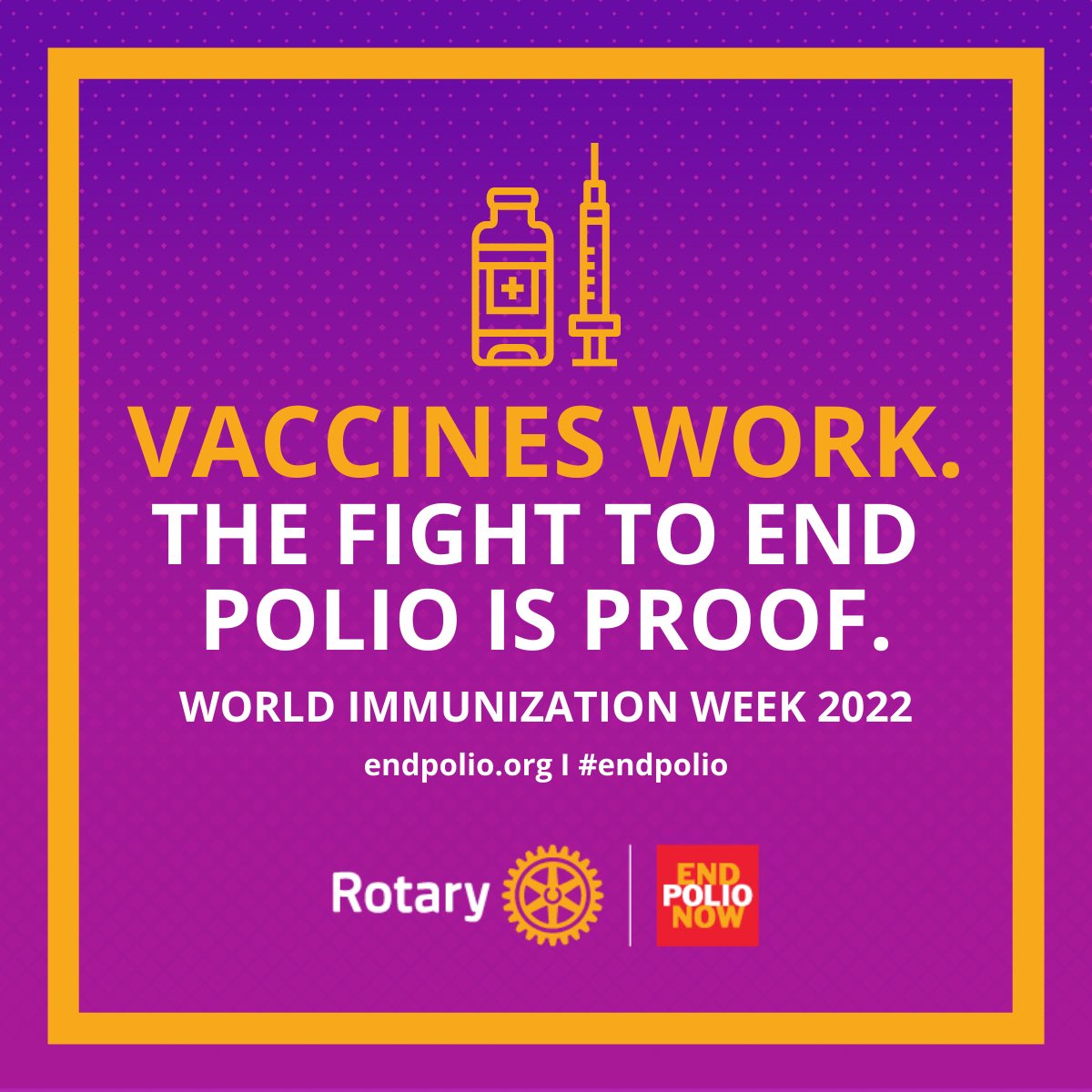 This #WorldImmunizationWeek, I’m joining with <a href="/Rotary/">Rotary International</a> #EndPolio to advocate for equitable distribution of vaccines, like those for polio &amp; #COVID19.  endpol.io/wiw