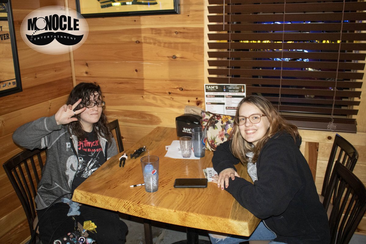 MonocleEnt's tweet photo. I'm back at Sam's Bar &amp; Grill for another Trivia Kings, Yuengs &amp; Wings Night at Sam's Bar &amp; Grill starting at 7! Last week, "Lost Cause" took 1st, "Willem Dafriend" took 2nd, and "Busch Latte" took 3rd, winning them all gift cards! See you for more fun tonight! #monocletrivia https://t.co/HAWvT3zMTV