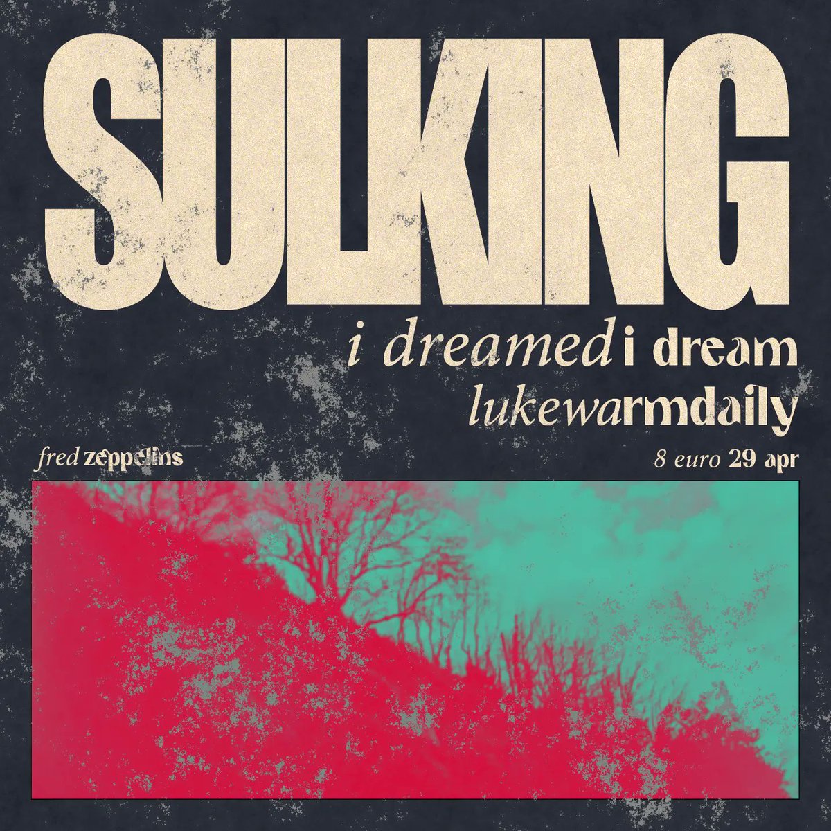 ICYMI : we make our cork debut this friday night at the lovely @fred_zeppelins, joined by the equally lovely @i_dreamed_i_dream__ &amp; <a href="/lukewarmdaily/">Luke Daly</a> 

tix available, link in bio