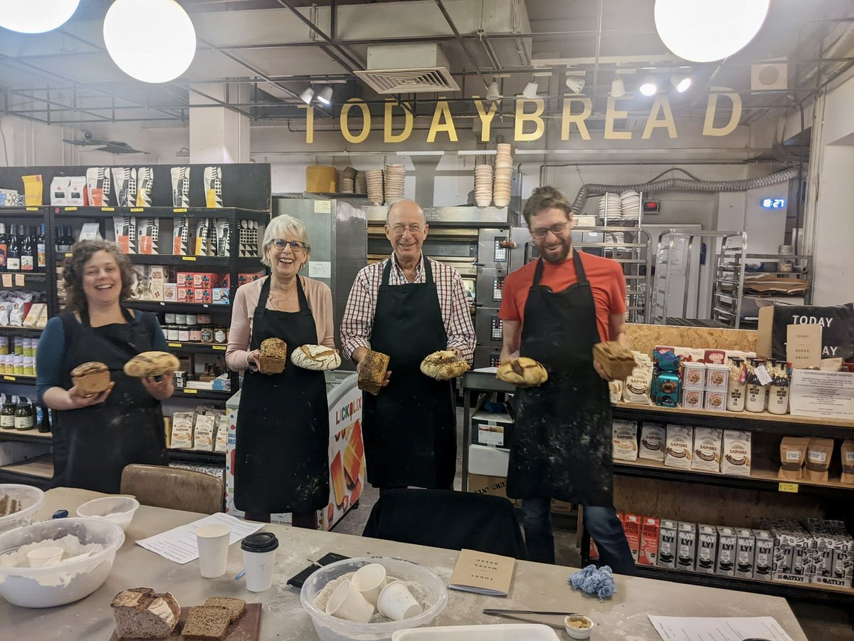 todaybread's tweet image. 🥖Do you fancy learning the skills to make your own bread FOREVER? Check out our Bread Making class!

DATES:
Sun 1st May, 16:15 - 19:45
Sun 15th May, 16:15 - 19:45

Tickets 🎟 checkout.square.site/buy/NM4OPRN2NF… 

#breadmakingclass #sourdoughclass #breadclass #walthamstow