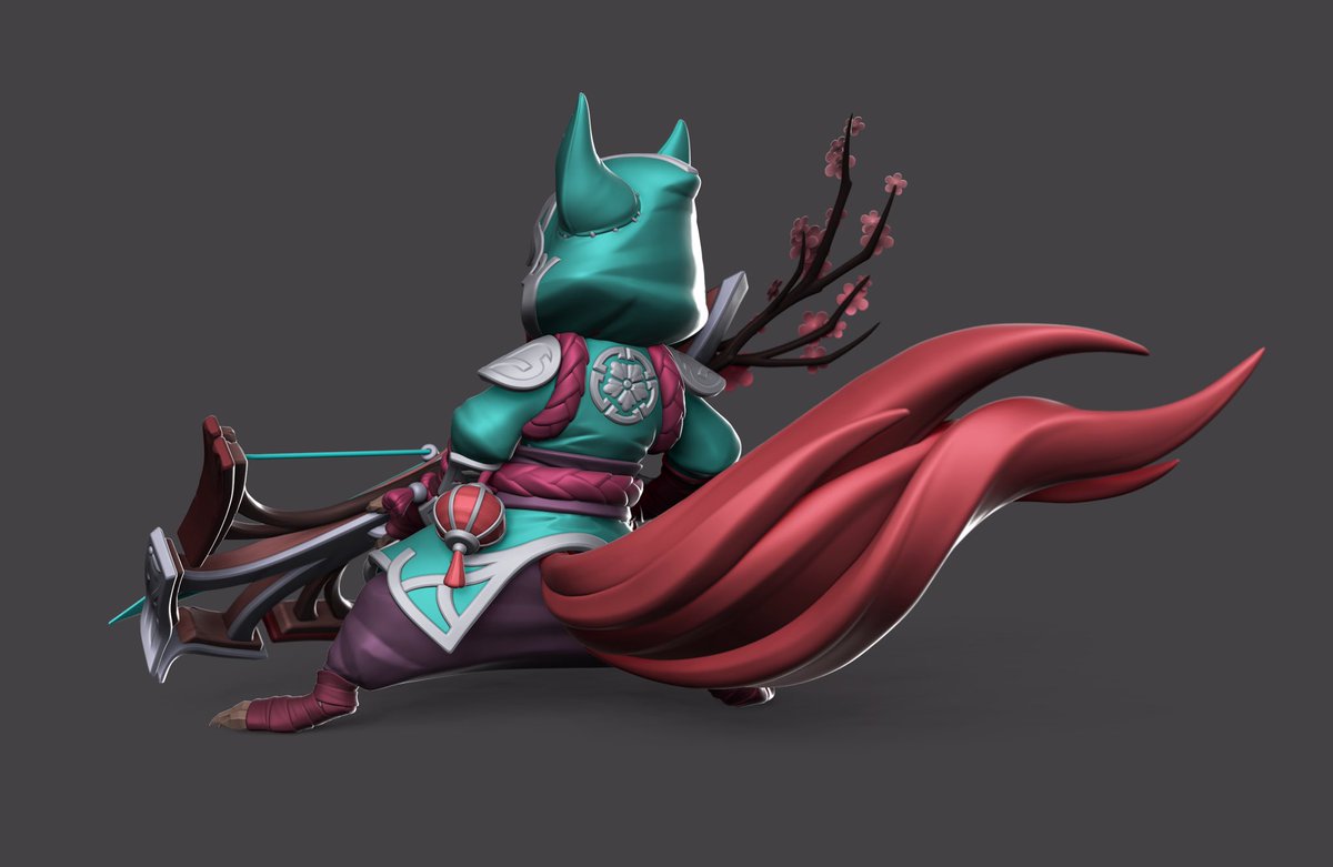 Chameleon_CG's tweet photo. I’m happy to show the work made with @n0biru #hoodwink #dota #workshop https://t.co/IBZlstatEr