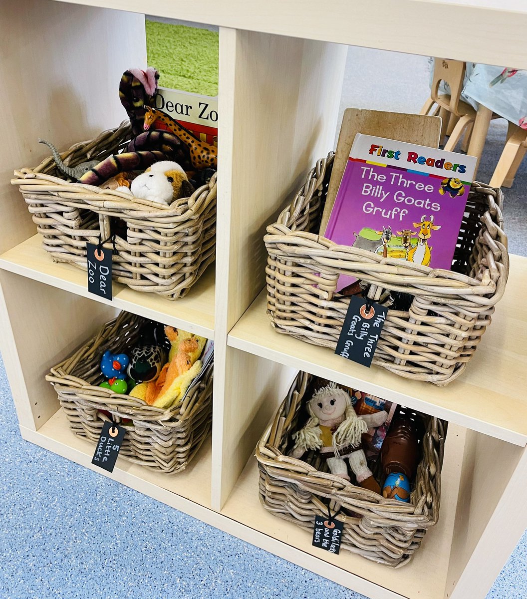 💚Nursery story baskets 💚 <a href="/mrsgreensill/">Mrs Greensill</a> @sapsnurs