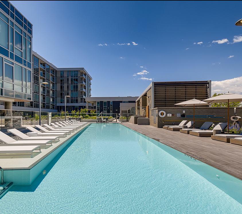 DenverCondoShop's tweet photo. Overlooking Sloan’s Lake with the Rocky Mountains and Denver skyline as its backdrop, The Lakehouse features amenities like a lap pool, hot tub, meditation garden, and more. See why our residents can't stop raving about it: https://t.co/CW4wfULv15 https://t.co/BKgzmYnIrY