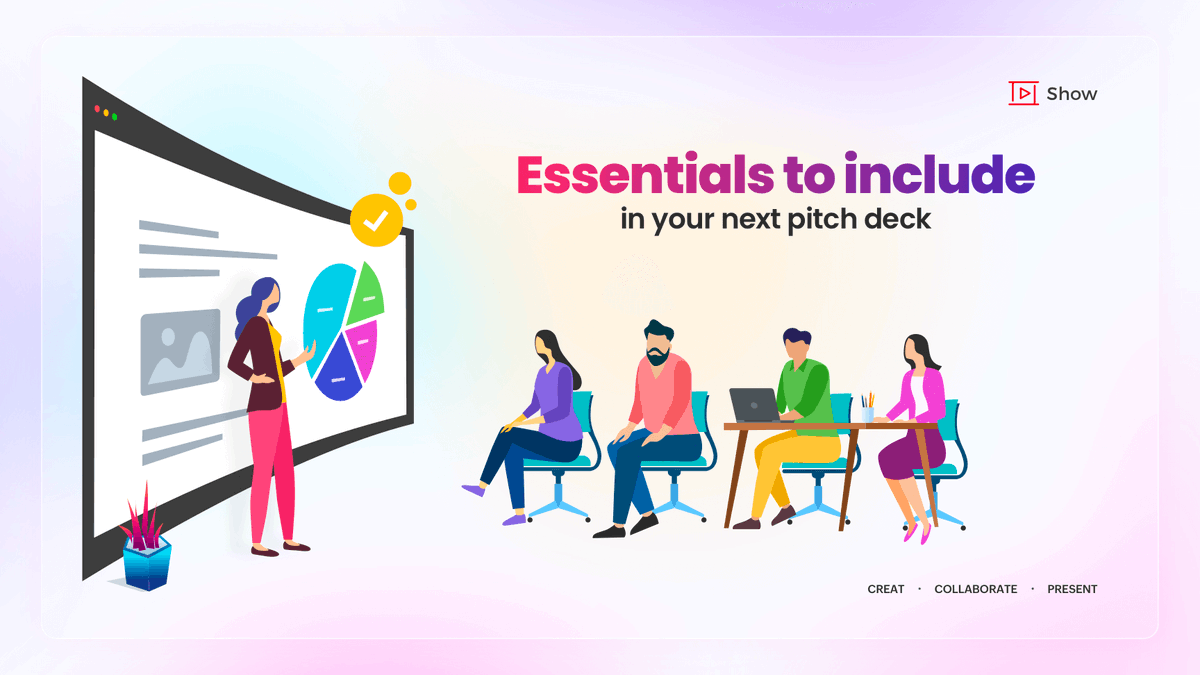 ZohoShow's tweet photo. One of the most crucial steps after forming a #startup is securing investors.  A well-designed #pitchdeck is essential to make a compelling #pitch and win the deal. Here are some must-have #slides for a successful pitch deck.  

🔗 https://t.co/e8ozSGb8nf

#ShowBlog #ZohoShow https://t.co/ngOwJJVfNv