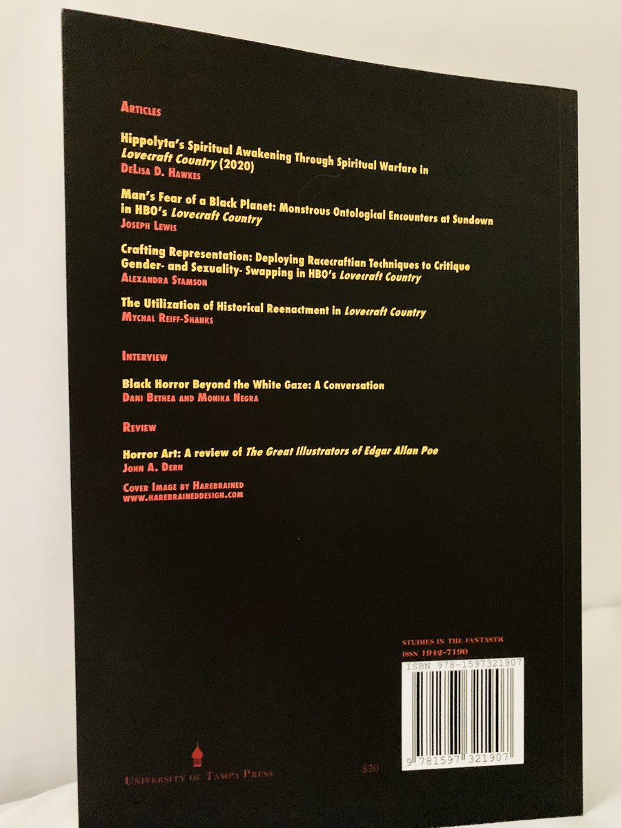 Guess who’s been featured in a second publication?🥹

Studies In the Fantastic No. 12 Lovecraft Country available here: muse.jhu.edu/issue/47644

Humblest gratitude to: @zombiescholar, Steven Mollmann, and <a href="/UofTampa/">The University of Tampa</a>.

Follow <a href="/study_fantastic/">Diana 💕 FREE OF</a> for info about TODAY’S LAUNCH PARTY!🥳