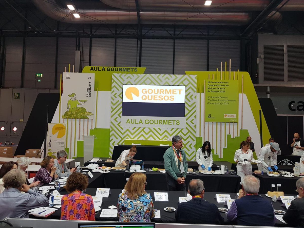 iberques's tweet photo. Por segundo año consecutivo…🥇MEJOR QUESO DE PASTA BLANDA 🥇en el Campeonato de los Mejores Quesos de España del 35 Salón Gourmet de Madrid.
@tortacasar @SalonGourmets @IFEMA https://t.co/mNlN3q4bzn