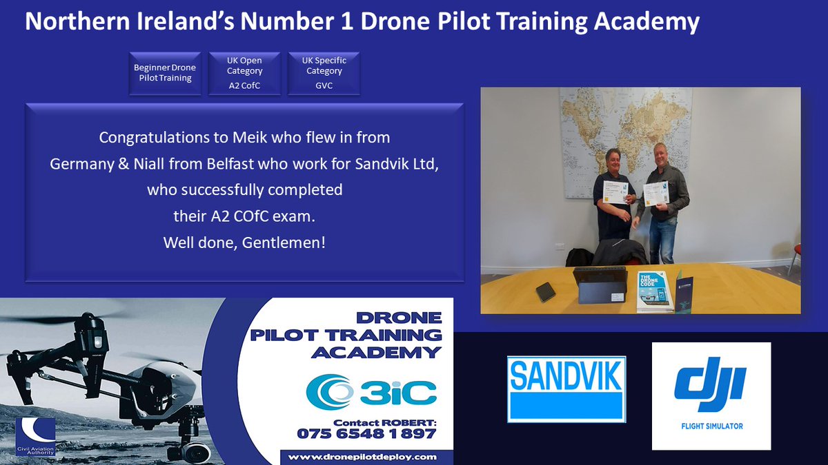 Drone Pilot Training Academy Belfast tweet media
