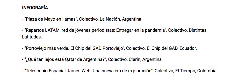 DLatitudes's tweet photo. ¡Somos finalistas en los Premios de Excelencia Periodística de @SIPConnect!

Nuestra investigación regional #RepartosLATAM quedó seleccionada en la categoría Infografía por la forma novedosa de presentar nuestros hallazgos, datos e información. 

https://t.co/lKEjmV95u3 https://t.co/VMCKKznENx