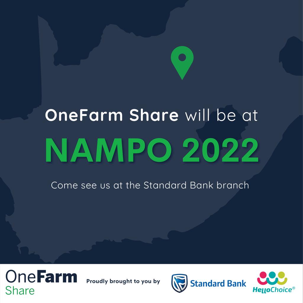 HelloChoiceSA's tweet photo. OneFarm Share will be at Nampo Harvest Day 2022! π¨π½βπΎ
Join our live session at 2pm on Thursday the 19th of May at the Standard Bank Branch where OneFarm Share will talk about a digital marketplace that provides fresh produce to those in need.
#onefarmshare #hellochoice #nampo2022 https://t.co/jtZRgKwXCu
