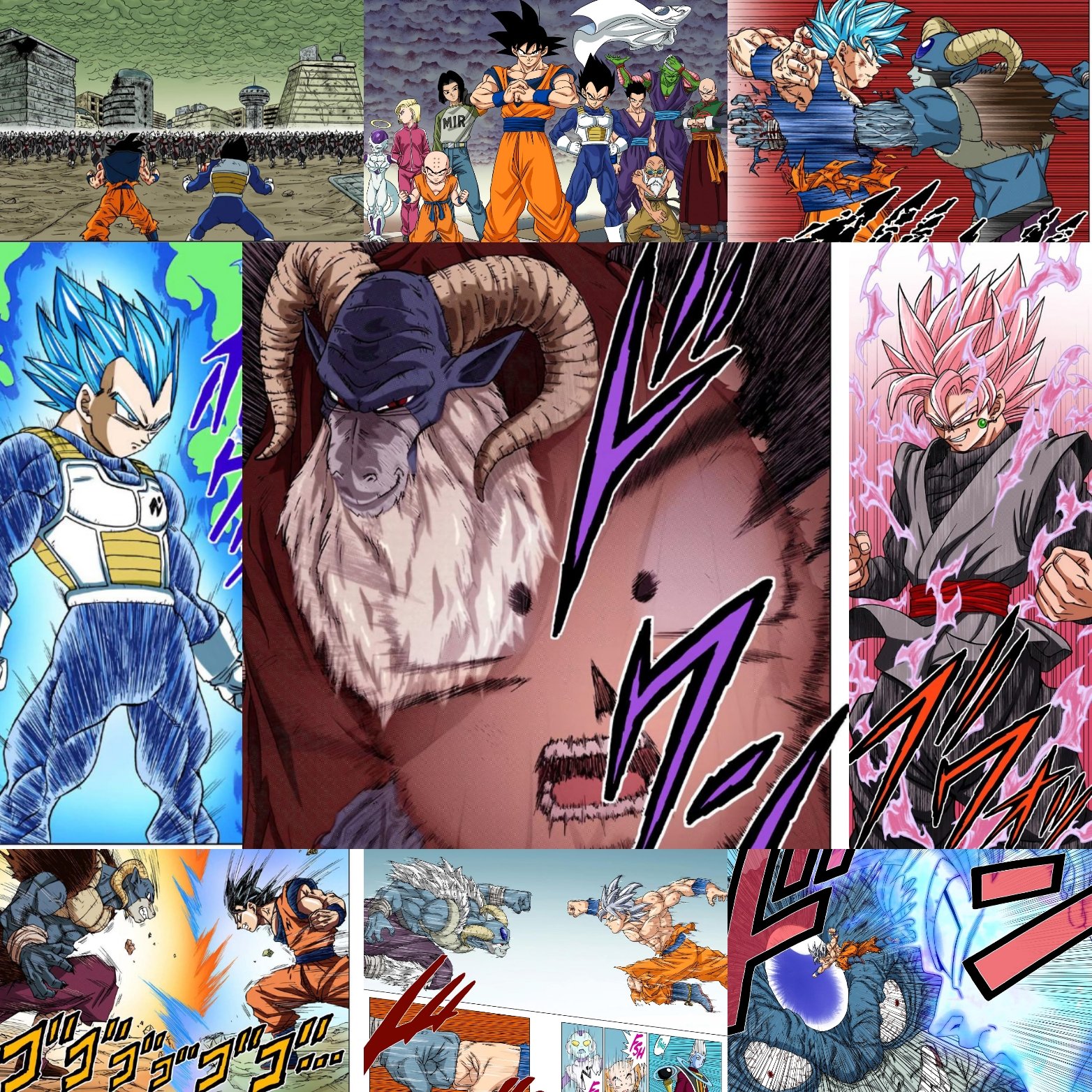 Dragon ball super manga colored  Dragon ball super manga, Dragon