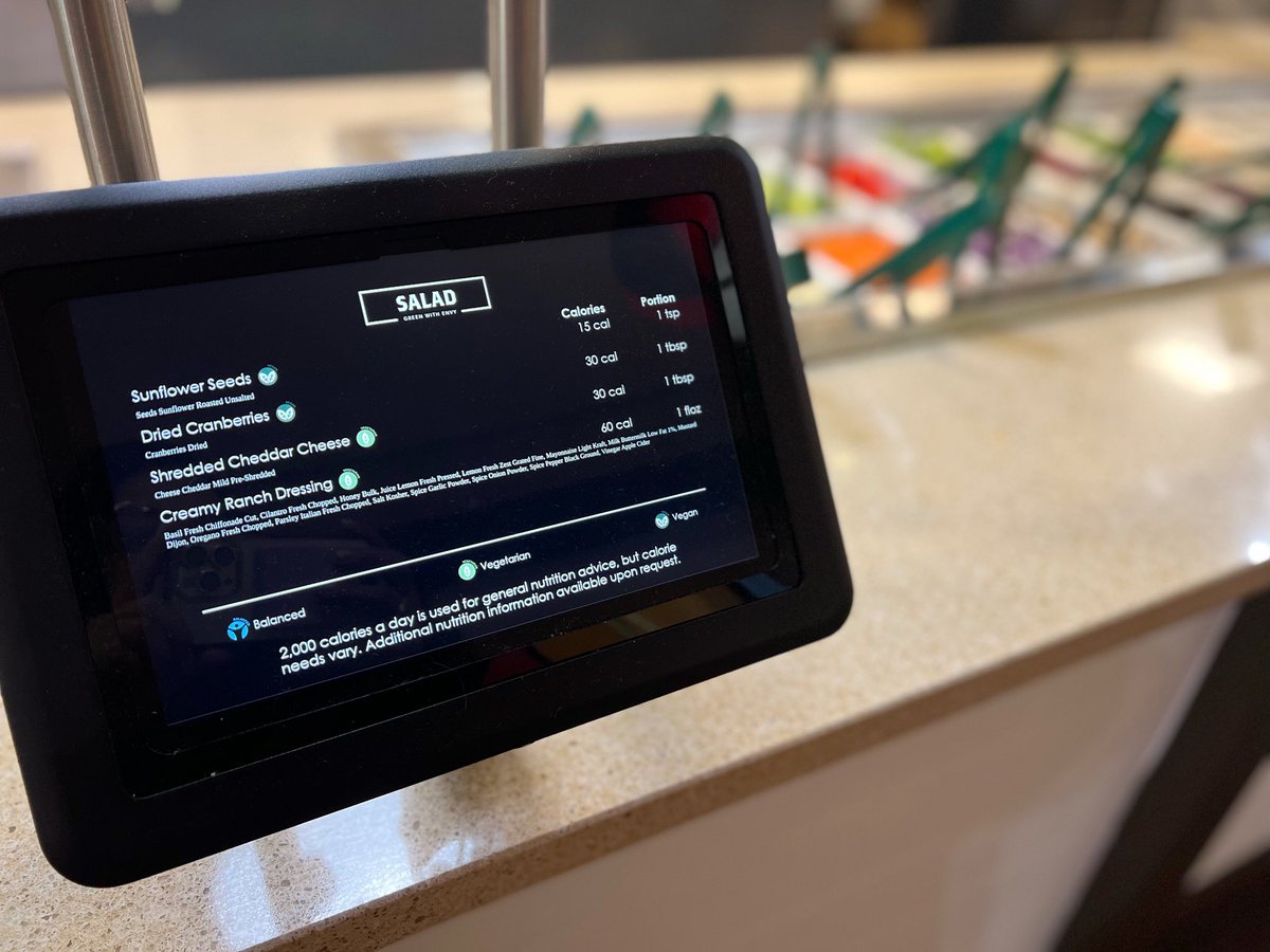 UHFoodie's tweet photo. Our new nutrition kiosks are here! Located at stations in both Cougar Woods and Moody Dining Commons, our nutrition kiosks provide real-time information on calories and portion sizes. 🍽 #chartwells #chartwellshe #uhfoodie #uhdining https://t.co/b6JimBK6iK