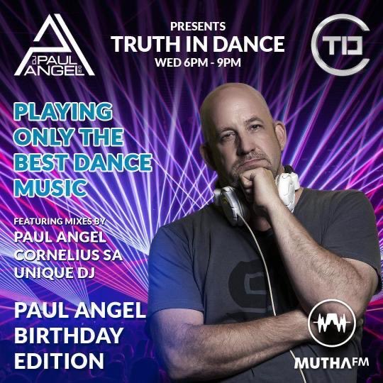 Tune in to <a href="/truthindance/">Truth In Dance</a> to listen to a set from <a href="/realcorneliussa/">Cornelius SA</a> <a href="/UniqueDj/">UniqueDj</a> and presented by <a href="/Djpaulangel/">Paul van Heerden</a> #truthindance <a href="/muthafmradio/">Mutha FM</a> #muthafm #corneliussa