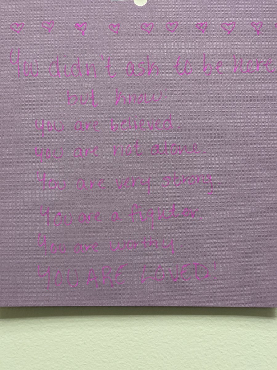 center_hu's tweet photo. More letters of encouragement from our Survivor Love Letters event. If you're in doubt, know there are people on campus  who support you and are here for you. #EmpowerHU #ibelieveyou  #youarenotalone https://t.co/dcBQog3H1d