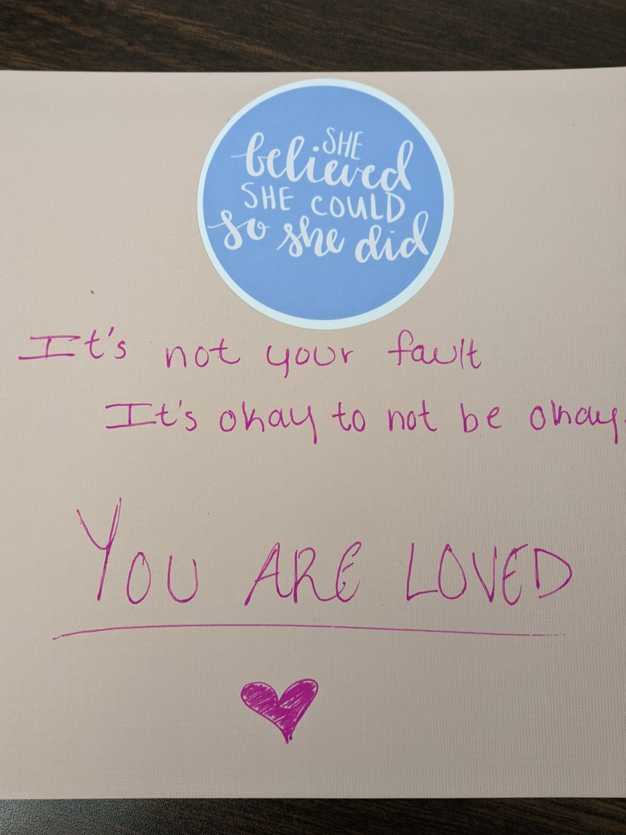 center_hu's tweet photo. More letters of encouragement from our Survivor Love Letters event. If you're in doubt, know there are people on campus  who support you and are here for you. #EmpowerHU #ibelieveyou  #youarenotalone https://t.co/dcBQog3H1d