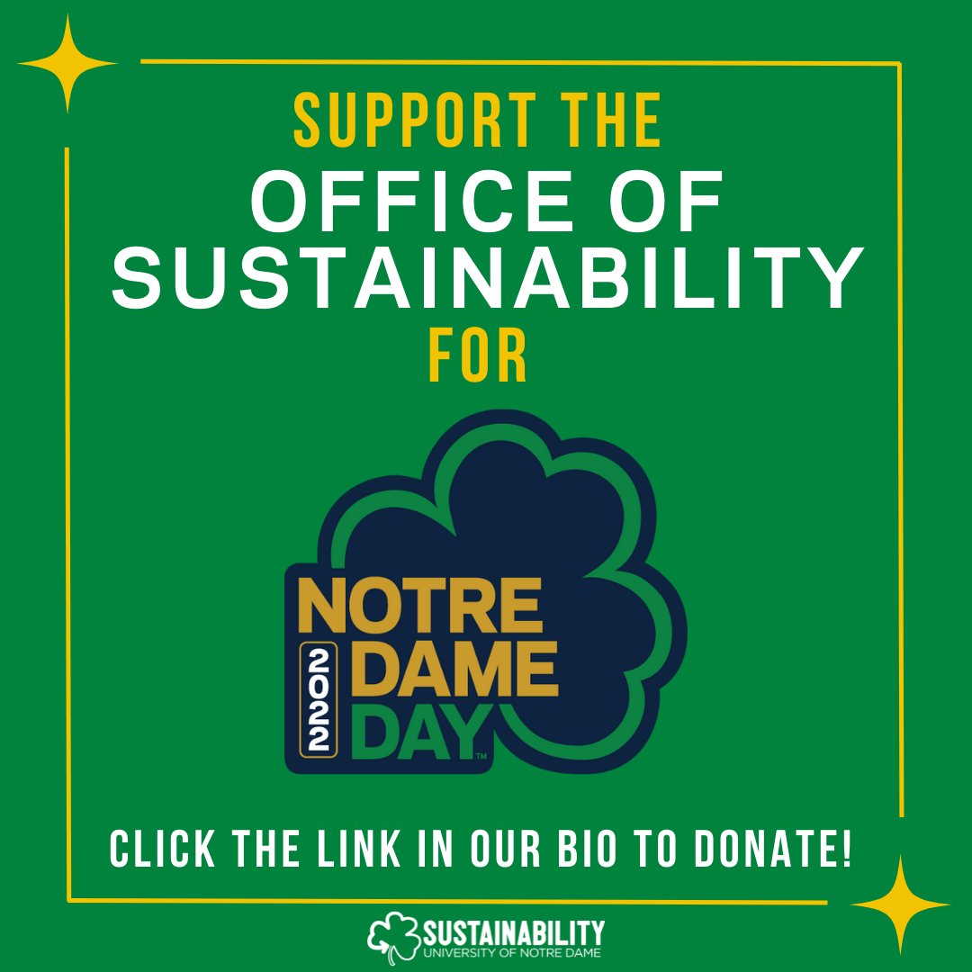 Please consider donating to the Office of Sustainability this ND day.