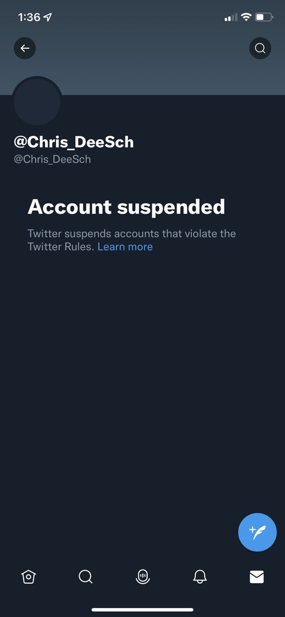 JJLahey's tweet photo. It took 11 days of reporting this bum for Twitter to do something. Pretty sure they also didn't suspend him for impersonating me, but for the homophobic tweets and Holocaust denial tweets that went out yesterday.

#StayClassyTwitter https://t.co/ggBluFigSm
