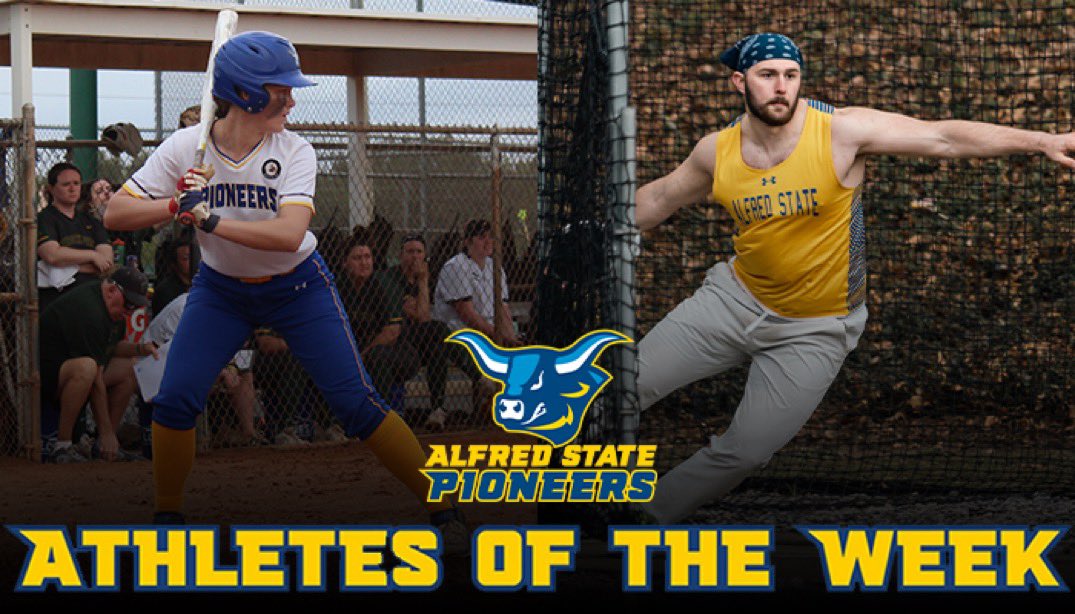 Congratulations to freshman Nicole Youngberg on being named Alfred State College Athlete of the week! #alfredstate