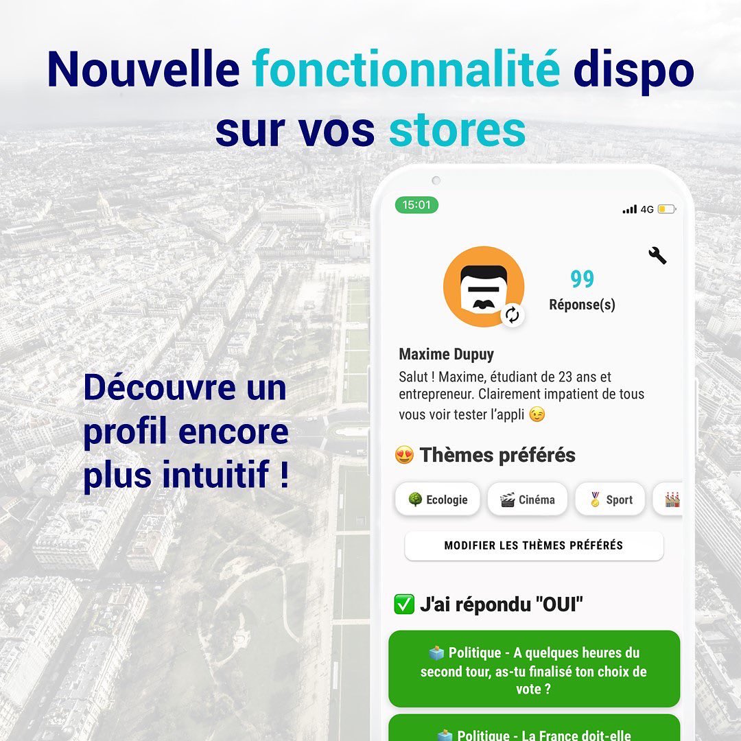 Qui_Pense_Quoi's tweet photo. Les #presidentielles2022 sont finies… Pas #QPQ ! 😉

Télécharge la mise à jour de l’appli, tu vas adorer ! https://t.co/wivj3U2SXL